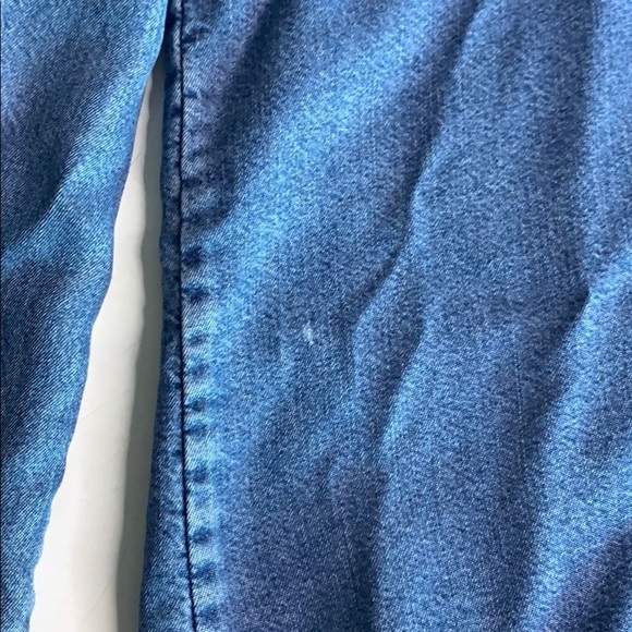 Banana Republic Blue Wash Button Down Shirt Sz XL women’s top - Picture 7 of 8